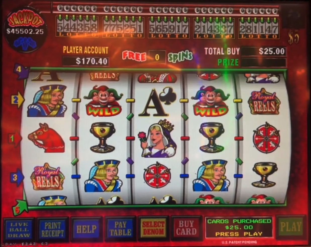 royal reels slot machine